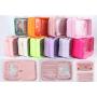 Keymay Custom Multi Usage Large Capacity Women Cosmetic Zipper Pouch Clear PVC Travel Organizer Zip Lock Toiletry Bag