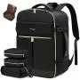 LOVEVOOK wholesale bags Suitcase with 3 Packing Cubes 40L large carry on Flight Approved weekender travel backpacks women men