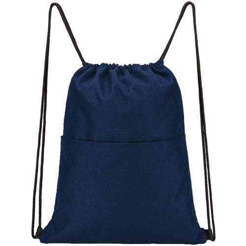 Drawstring Backpack Water Resistant String Bag Sports Backpack Gym Sack with Side Pocket