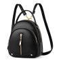 Backpack Female New Backpacks For Women Black Travel Backpack Soft leather School Bags for Teenage Girls