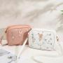 Women's Bag Embroidery Butterfly Camera Bag Pu Leather Wholesale 2024 New Personalized Small Shoulder Crossbody Bags for Women
