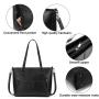 LOVEVOOK High Quality PU leather Tote Bag Top-Handle Purse Elegant Ladies Work Bags Designer Shoulder Bag Women laptop handbags