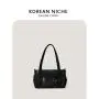 Popular Nylon Material Soft Zipper Handbag  Inner Polyester Large Capacity Women's Shoulder Bags
