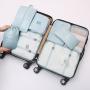 Hot Sale Travel Luggage Organizer 8 Pcs Packing Cubes Travel Bag Set Storage Bag Set Large Capacity Travel Bag