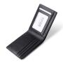 KBW223 New European and American Men's Fashion Leather Wallet Anti-RFID Theft Short Hand Push Card Space Money Clip