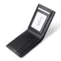 KBW223 New European and American Men's Fashion Leather Wallet Anti-RFID Theft Short Hand Push Card Space Money Clip