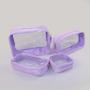 Bridesmaid Clear Toiletry Bag Travel Customize Transparent Make Up Storage Organizer Women PVC Travel Organizer Bag Set