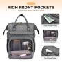 LOVEVOOK wholesale products Quilted 15.6 in school bags waterproof laptop backpack work travel smart laptop Backpacks with USB