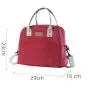 Large Lunch Bag Outside Diagonal Lunch Box Bag Aluminum Foil Insulation  Portable Cross-border Bento Bag