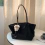 New Simple Wholesale Shoulder Bag Niche design large capacity women's bag Nylon Tote Bag for girls