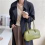 2024 new Fashion plain  big shoulder bags women handbags ladies temperament PU leather women hand tote bag