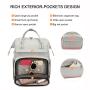 Lovevook 2022 USB 15.6 17 inch large school back pack nylon lightweight girls cute bag work backpack women's laptop backpacks