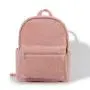 Keymay Wholesale High Quality Rucksack Cute Teddy Velvet Plush Daypack Children School Bag Fleece Fabric Sherpa Backpacks