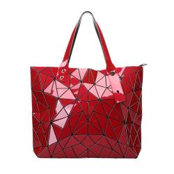 Lovevook 2021 Women Designer Fashion Handbags ladies Luxury Shoulder Bags womens Large luminous geometric Tote bag