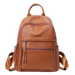2024 Custom Logo Luxury Genuine Leather Backpack For Women Ladies Stylish Bag