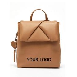 Custom Stylish Ladies Vegan Leather Backpacks Large Capacity Laptop Durable Designer Casual Womens Backpacks