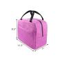 Insulated Lunch Bag for Women and Men Reusable Meal Prep Lunch Box for Work Adult Portable Tote Lunchbox with Comfortable Handle