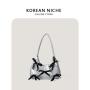 Fashion Large Capacity Nylon PU Material Handbag Ladies Underarm Shoulder Bag With Zipper Closure