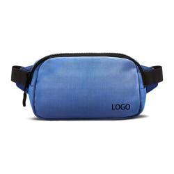 custom fashion sport travel fitness royal blue training waist pack fanny pack detachable strap crossbody nylon mini belt bag