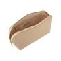 Eco friendly soft PU leather vegan make up bags small cosmetic bag with compartments