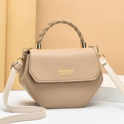 New 2023 Fashionable Women's Bag High Texture Pu Solid Diamond Women's Rotating Handbag Trend One Shoulder Messenger Bag