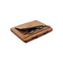 New style leather magic wallet rfid blocking slim money clip wallet elastic band magic wallet