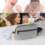 Gelory Men Travel Toiletry Bag Portable Toiletry Organizer Waterproof Nylon Toiletries Bag