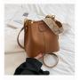 2024 New Design Plain PU Leather Crossbody Bag Fashionable Canvas Tote Handbags Briefcase Satchel Laptop Sac Main Leather