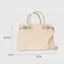 Guangzhou Factory Custom Logo Womens Handbags Customize 2024 Trending Latest Luxury Lock Pu Leather Ladies Hand Bags