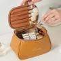 KBW442  New Cosmetic Storage Bag Multifunctional Portable Handheld PU Toiletries Bag Fashion Travel Makeup Bag