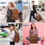 LOVEVOOK 2022 OEM ODM Soft PU Leather Travel Backpack Purse Custom Mens School bags 14 15.6 17 inch Large Laptop Backpacks Women