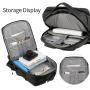 Customizable Logo Anti-theft Business Men's Back Packs Slim Durable Computer Laptop Backpack with Usb Charge Port