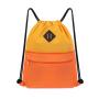 Gelory Factory Supply Polyester Fitness Gym Storage String Bag Sports Drawstring Backpack  With Wet Compartment