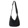 Canvas Casual Messenger Bag Hobo Crossbody Bag Canvas Shoulder Tote Handbag For Women And Men
