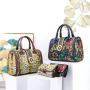 Fashion printing hand bags for women set of two ladies bags large capacity female bag top selling trending manufacturer 29 cm