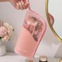 Pink Customize Cosmetic Pouch Waterproof Makeup Cosmetic Pouch Bag for Women Mini Travel Toiletry Bags Pouch Storage Bags