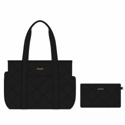 LOVEVOOK 15.6 17 inch Puffer Tote Bag Women Quilted Business Laptop bag Large Capacity Puffy Work Purse Shoulder Bag for Woman