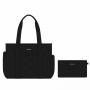 LOVEVOOK 15.6 17 inch Puffer Tote Bag Women Quilted Business Laptop bag Large Capacity Puffy Work Purse Shoulder Bag for Woman