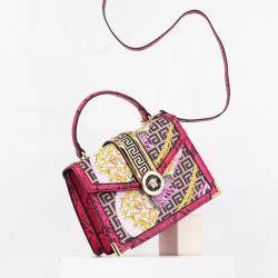 2024 new fashion women handbags quality printing PU designer female bags wholesale products ladies shoulder bags luxury 25 cm