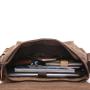 Retro Big Size 41cm Canvas Travel Satchel Messenger Bag for Men Business Trip Shoulder bag Laptop Handbags book bag