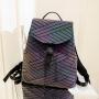 LOVEVOOK fashion Boutiques backpack school bags girls geometric luminous backpack travel women backpacks