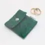 Custom Jewelry Bag Jewelry Dust Bag With Metal Button Quilted Velvet Small Envelope Earring Necklace Packaging Jewelry Pouch