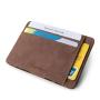 ZR165 Korean Version Versatile Creative Frosted Leather Magic Wallet Card Zipper Change Men's Wallet Wholesale