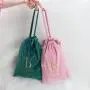 Custom Embroidery Logo Travel Bag Velvet Tote Gift Bag