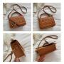 KBW280 2023 Hot Selling Fashion Retro Solid Color Embossed Crossbody Bag High Quality Rhombus Simple Handbag