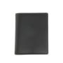 Bifold type aluminium metal case leather card holder