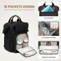 LOVEVOOK 2023 large capacity mother bag baby diaper organizer nappy bag Multifunctional travel laptop mommy backpack for women