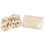 Travel Makeup Bag Vegan Leather Quilted Cosmetic Bag Waterproof Toiletry Handbag Portable Beauty Storage Bags