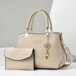 New wholesale luxury tote bags leather fashion quilted leather 2024 shoulder bags women's large capacity handbags