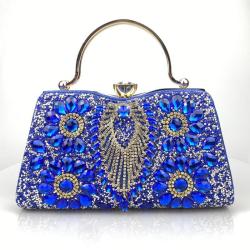 Bling Diamond Delicacy Wedding Dinner Clutch Purses and Handbags Unique Latest Evening Bags